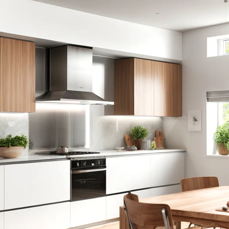 Modernes Küchendesign mit aicookhood